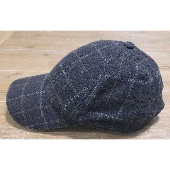 Whistles Dark Grey Wool Flannel Hat Baseball Cap Adjustable Strap Gray - Picture 2 of 5